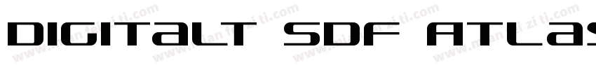 Digitalt SDF Atlas字体转换